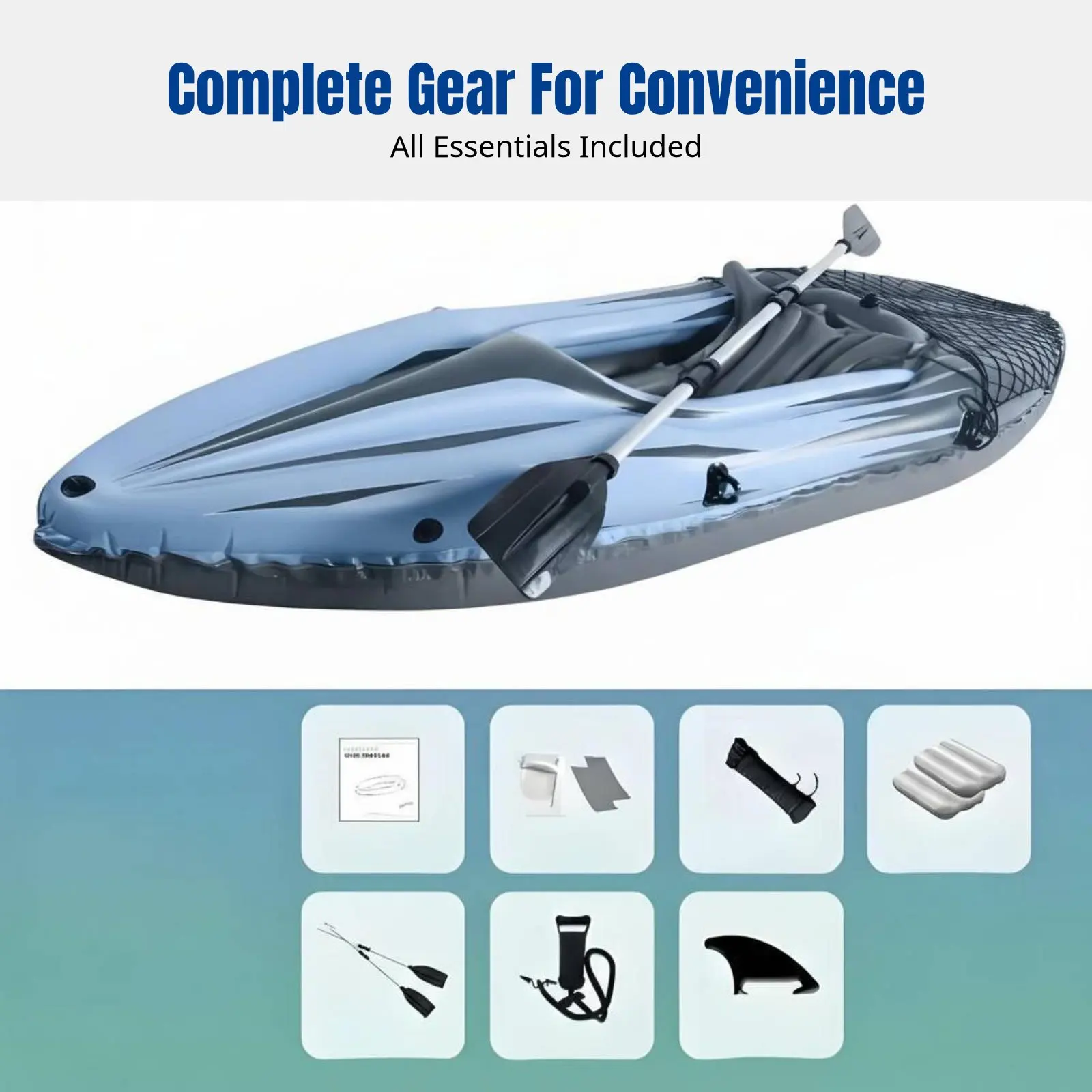 Double Inflatable Kayak, Upgraded Thickened Canoe, Foldable Raft for Drifting and Outdoor Recreation
Double Inflatable Kayak, Upgraded Thickened Canoe, Foldable Raft for Drifting and Outdoor Recreation