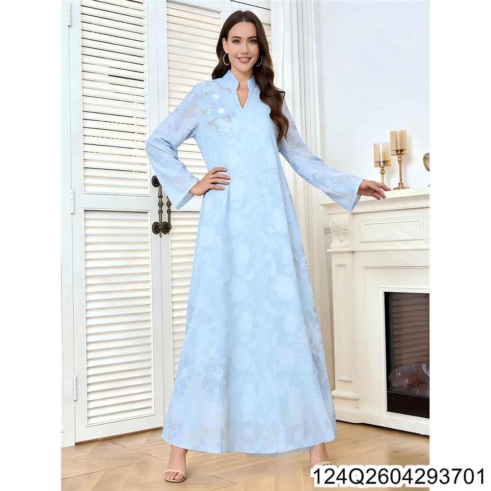 2026 New European and American Ethnic Style Women's Dress, Elegant Evening Gown, Beaded Sequined Dress for Women 124Q26042937
2026 New European and American Ethnic Style Women's Dress, Elegant Evening Gown, Beaded Sequined Dress for Women 124Q26042937