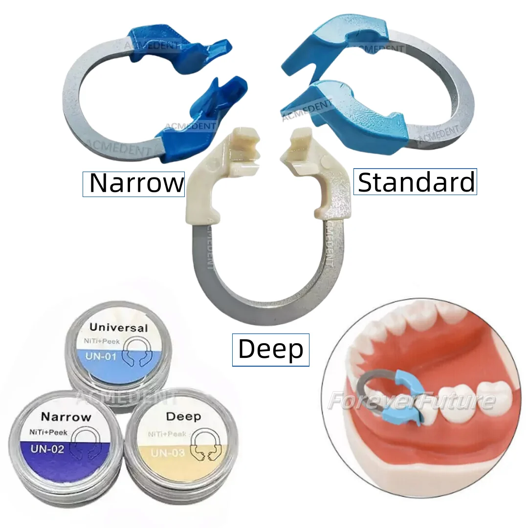1Piece Dental Sectional Matrix Narrow Ring Titanium Clamp Fit Palodent Plus Style
1Piece Dental Sectional Matrix Narrow Ring Titanium Clamp Fit Palodent Plus Style