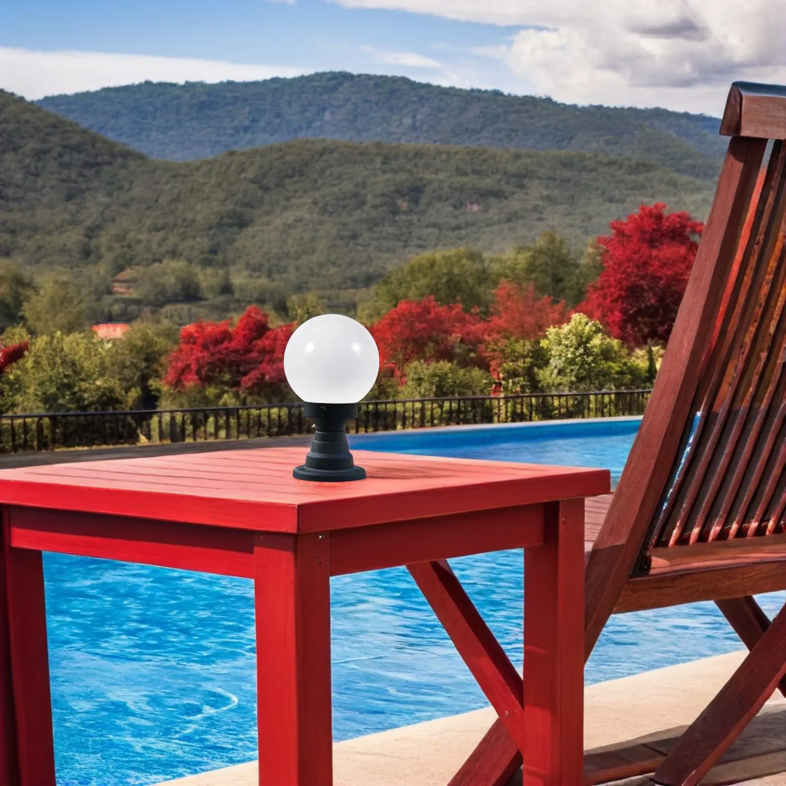 Outdoor Round Acrylic Lamp Shade Cover Waterproof Protective Ball Shaped Lampshade Replacement Globe Light Pendant Lamp Decor
Outdoor Round Acrylic Lamp Shade Cover Waterproof Protective Ball Shaped Lampshade Replacement Globe Light Pendant Lamp Decor