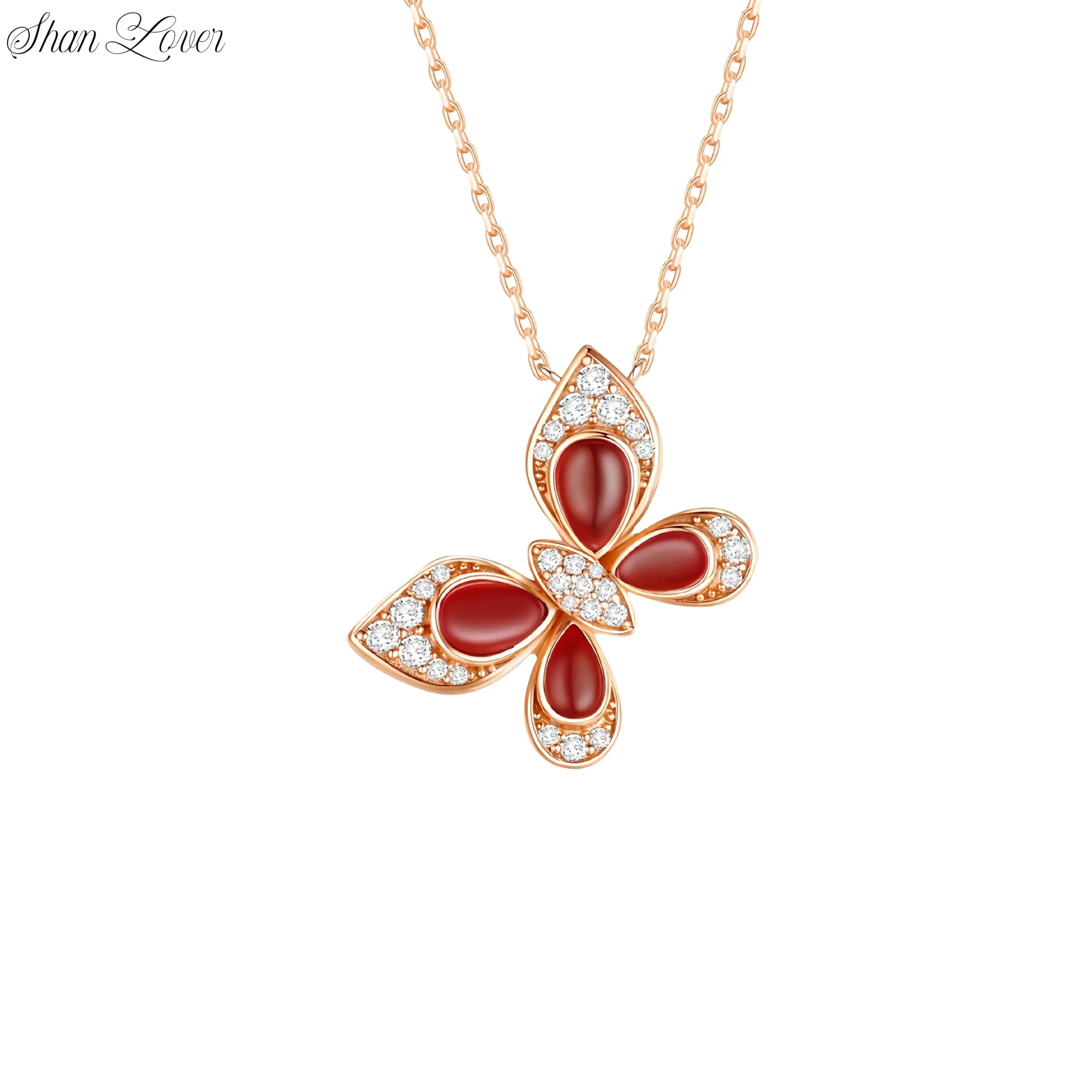 ShanLover Brand 925 Sterling Silver Pendants Necklaces Red Agate White Shell And Turquoise Butterfly Necklace Pendants Jewelry
ShanLover Brand 925 Sterling Silver Pendants Necklaces Red Agate White Shell And Turquoise Butterfly Necklace Pendants Jewelry
