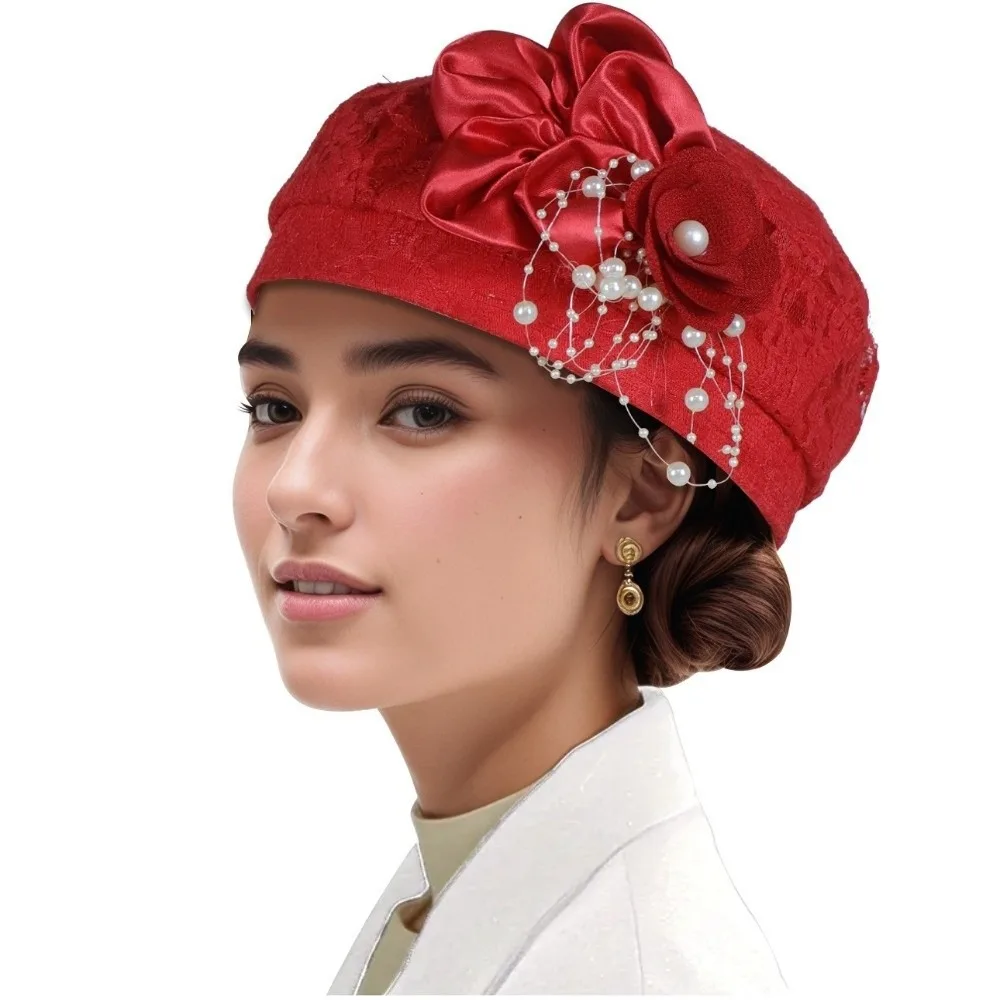 New Soft African Turban Hat Casual Party Head Wrap Beret Caps for Women Church African Headtie Summer Autumn
New Soft African Turban Hat Casual Party Head Wrap Beret Caps for Women Church African Headtie Summer Autumn