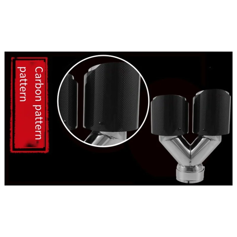 A33K-Stainless Steel Y-Tip Double Outlet Exhaust Pipe For Universal Car Modifications
A33K-Stainless Steel Y-Tip Double Outlet Exhaust Pipe For Universal Car Modifications