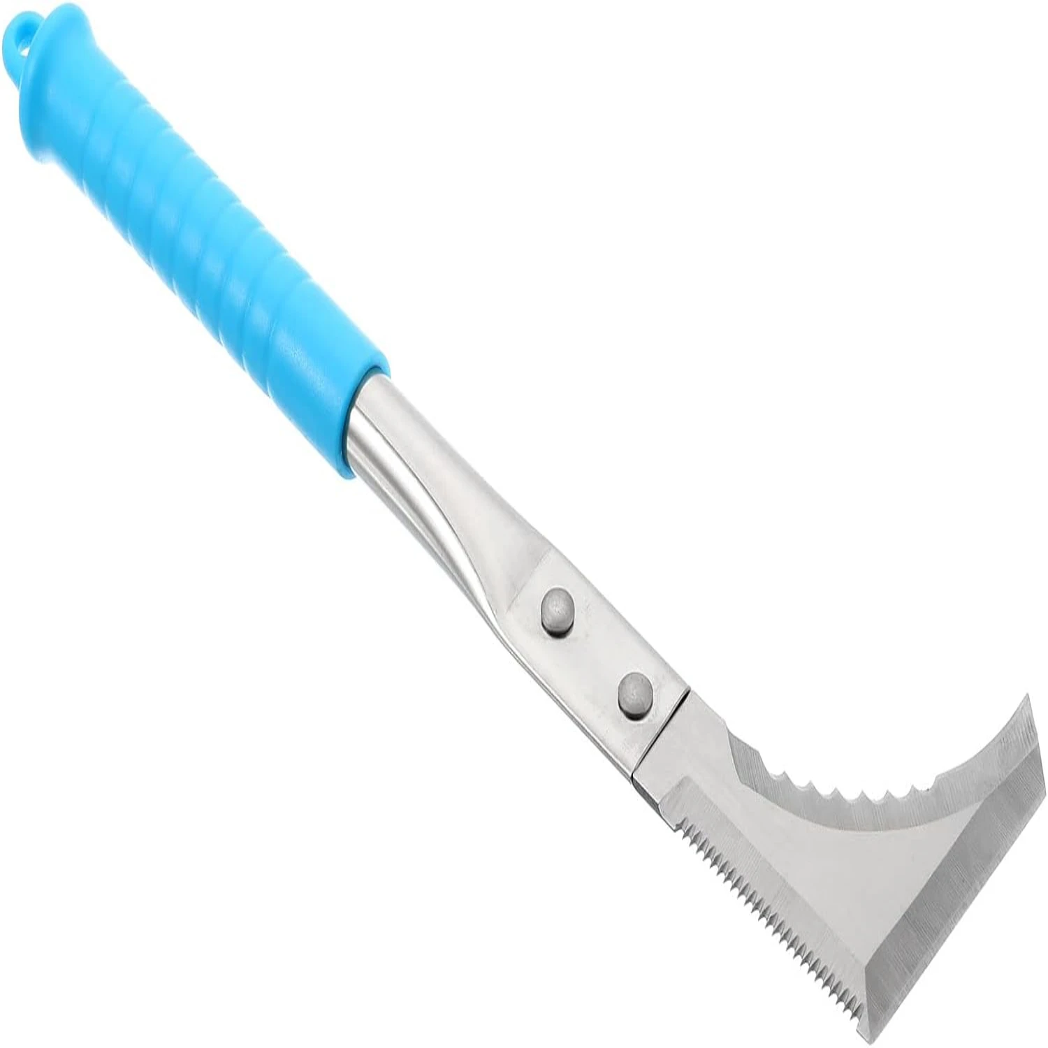 Efficient Blue Serrated L-Shape Stainless Steel Crevice Weed Puller - 11.4" Crack Weeder Tool for Gardening
Efficient Blue Serrated L-Shape Stainless Steel Crevice Weed Puller - 11.4" Crack Weeder Tool for Gardening