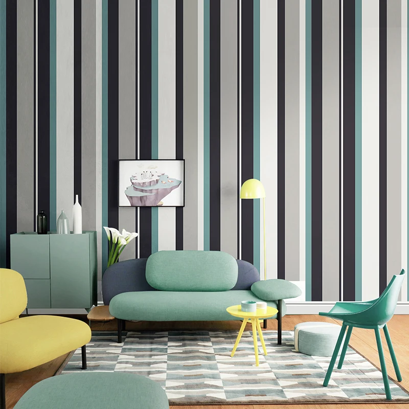 Modern Vertical Strips Matte Contact Wall Paper Red Blue Yellow Purple Non Woven Bedroom Living Room Mural papel de parede
Modern Vertical Strips Matte Contact Wall Paper Red Blue Yellow Purple Non Woven Bedroom Living Room Mural papel de parede