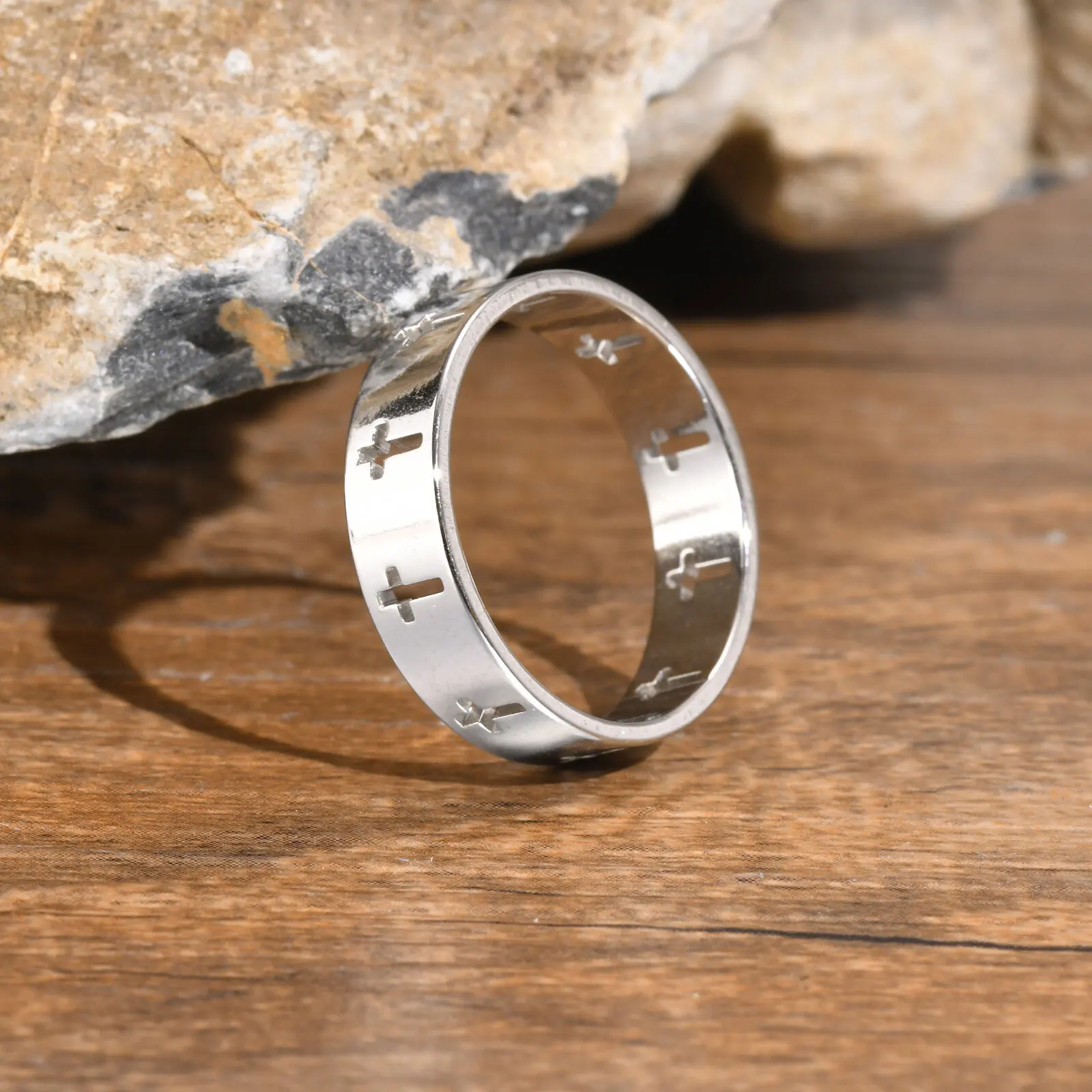 Gothic Cross Couple Rings Stainless Steel Silver Color Jesus Cross Finger Ring For Men Women Punk Jewelry Wedding Gift
Gothic Cross Couple Rings Stainless Steel Silver Color Jesus Cross Finger Ring For Men Women Punk Jewelry Wedding Gift
