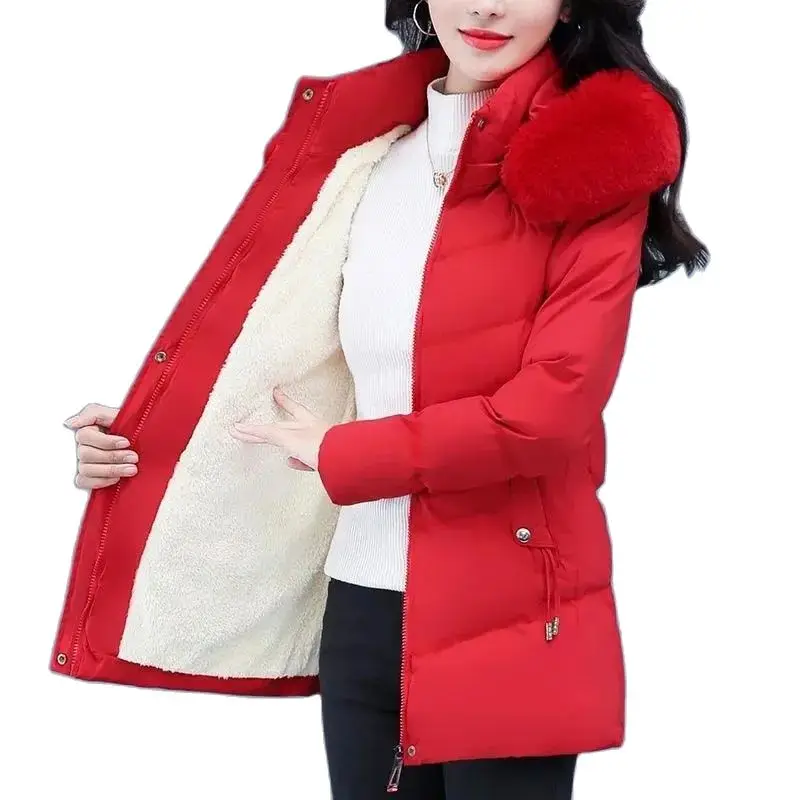 Winter 2023 New Plus Size Add Velvet Padded Cold-Proof Warm Coat Medium Long High-Grade Ladies Down Cotton-Padded Jacket
Winter 2023 New Plus Size Add Velvet Padded Cold-Proof Warm Coat Medium Long High-Grade Ladies Down Cotton-Padded Jacket
