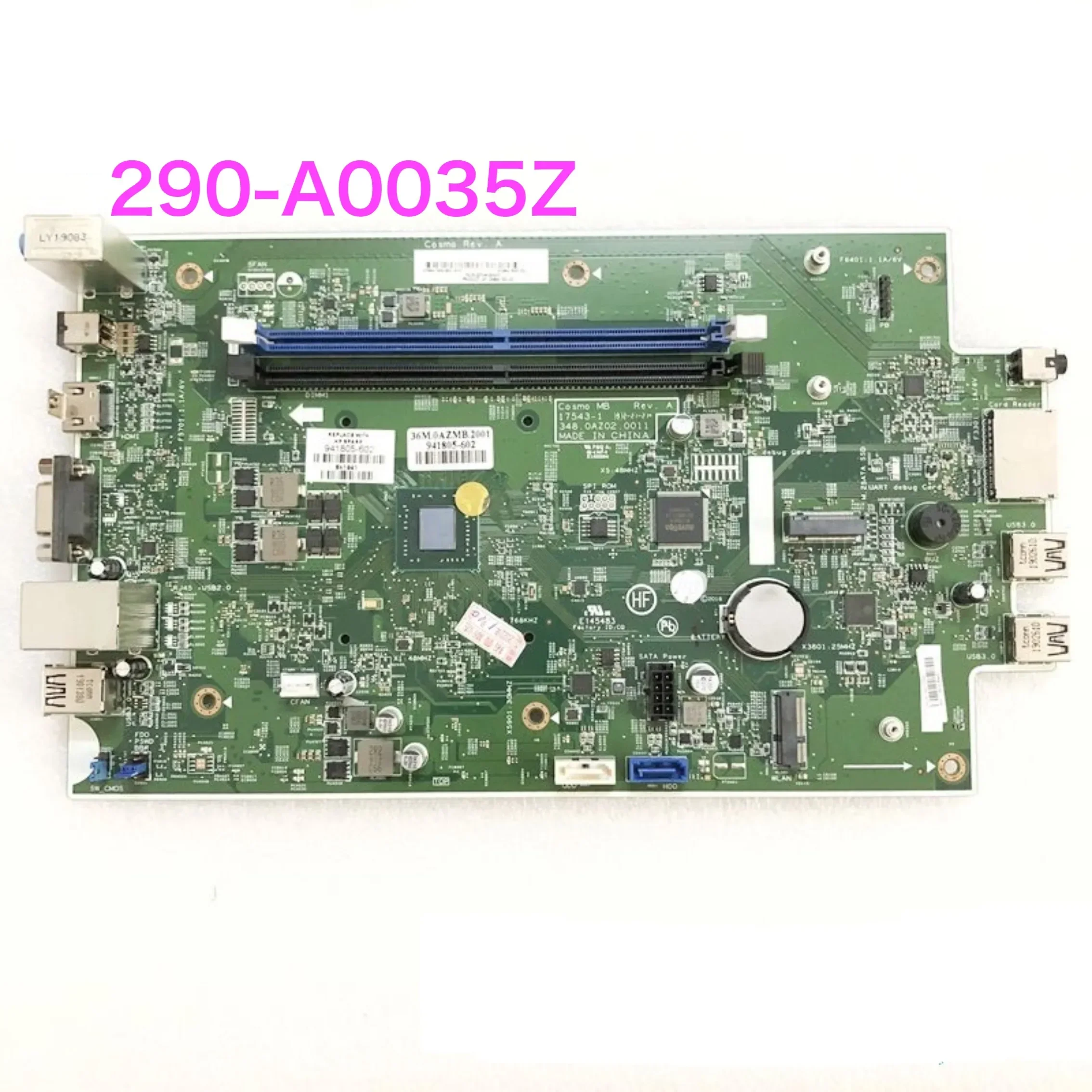 Подходит для материнской платы HP 290-A0035Z «все в одном» 17543-1 941805 -002 941805 -602 Материнская плата DDR4 100% протестирована, ОК, полностью работает
Подходит для материнской платы HP 290-A0035Z «все в одном» 17543-1 941805 -002 941805 -602 Материнская плата DDR4 100% протестирована, ОК, полностью работает