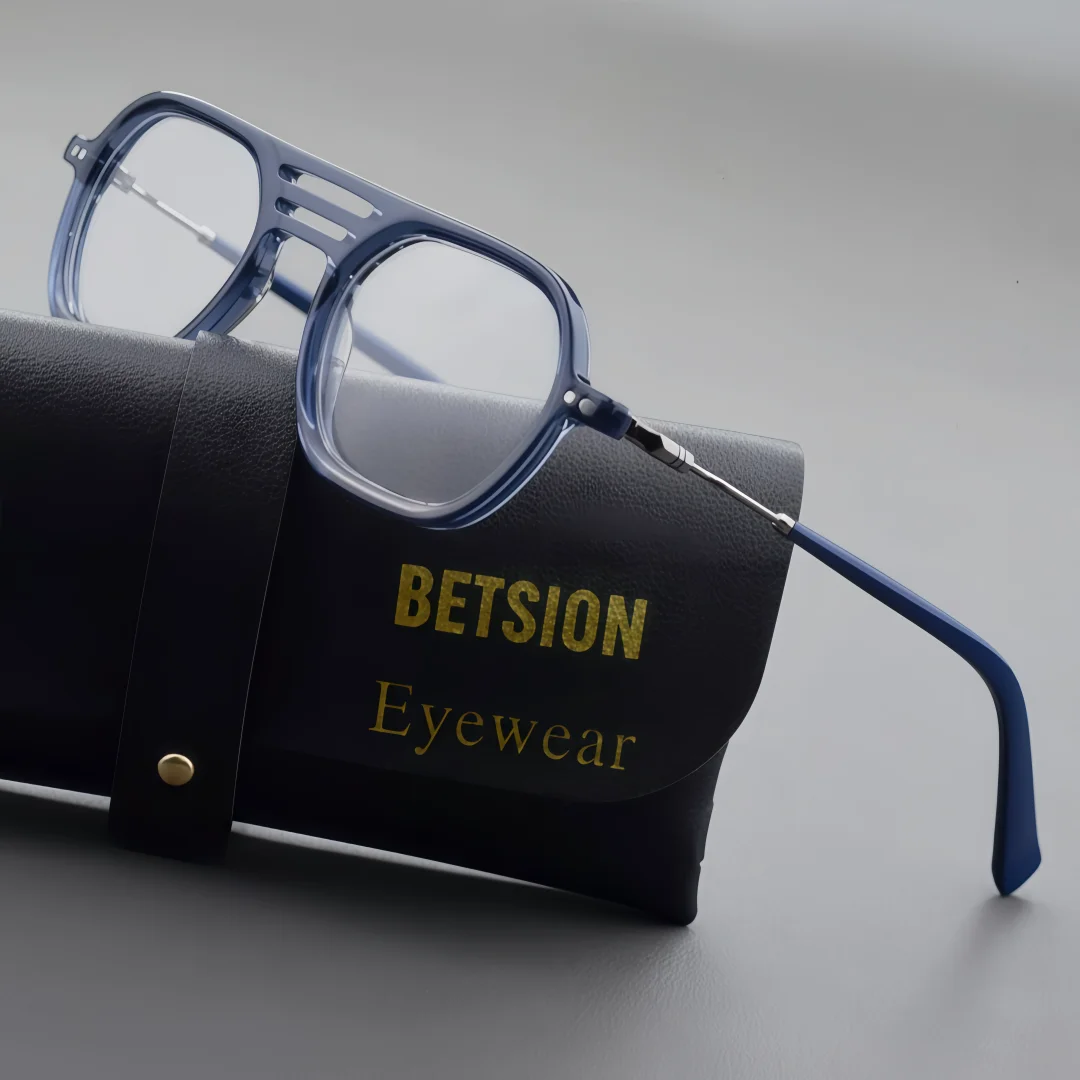 BETSION Fashion Retro Lightweight Acetate Eyeglass Frame Handmade 46mm Full Rim Glasses Frame for Men Women Streetwear
BETSION Fashion Retro Lightweight Acetate Eyeglass Frame Handmade 46mm Full Rim Glasses Frame for Men Women Streetwear