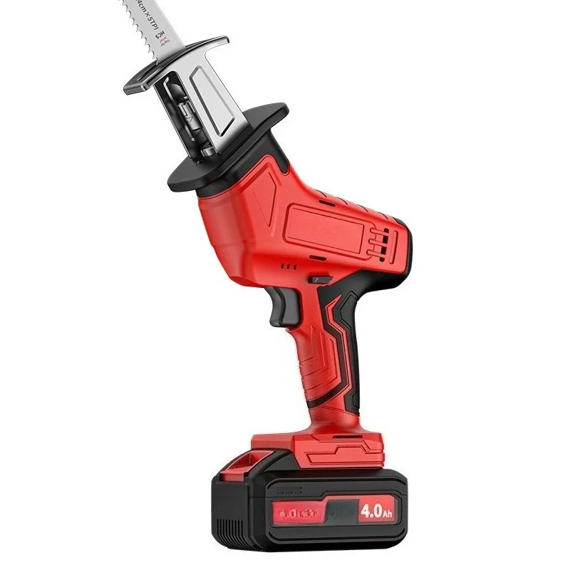 Reciprocating saw Household rechargeable small outdoor handheld electric saw Logging lithium battery horse knife hand chainsaw
Reciprocating saw Household rechargeable small outdoor handheld electric saw Logging lithium battery horse knife hand chainsaw