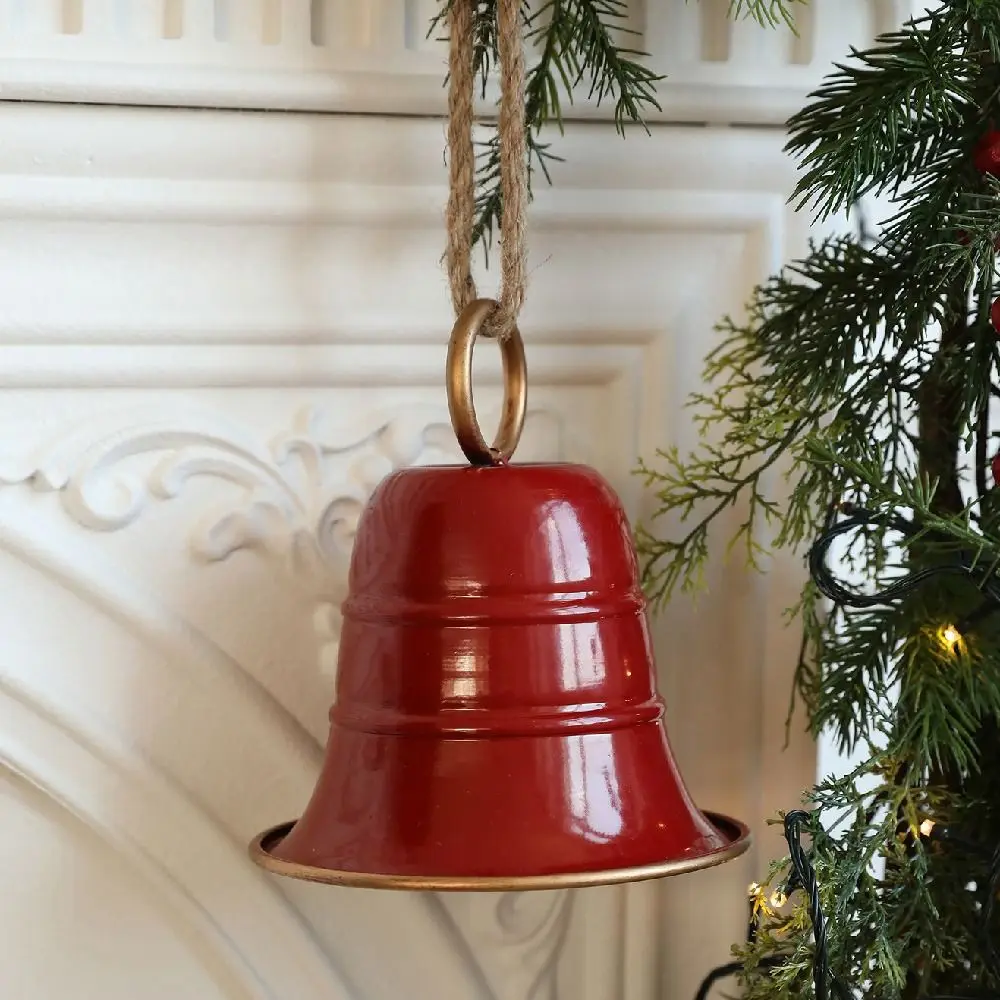 Rustic Creative Christmas Bell Pendant Exquisite Large Christams Cow Bells Vintage Handmade Retro Windbell Entrance Porch
Rustic Creative Christmas Bell Pendant Exquisite Large Christams Cow Bells Vintage Handmade Retro Windbell Entrance Porch