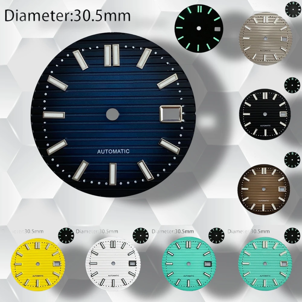 30.5mm S Logo Dial Suitable for NH35/NH36/7S/4R Japanese Movement Green Luminous High-Quality Watch Modification Accessories
30.5mm S Logo Dial Suitable for NH35/NH36/7S/4R Japanese Movement Green Luminous High-Quality Watch Modification Accessories