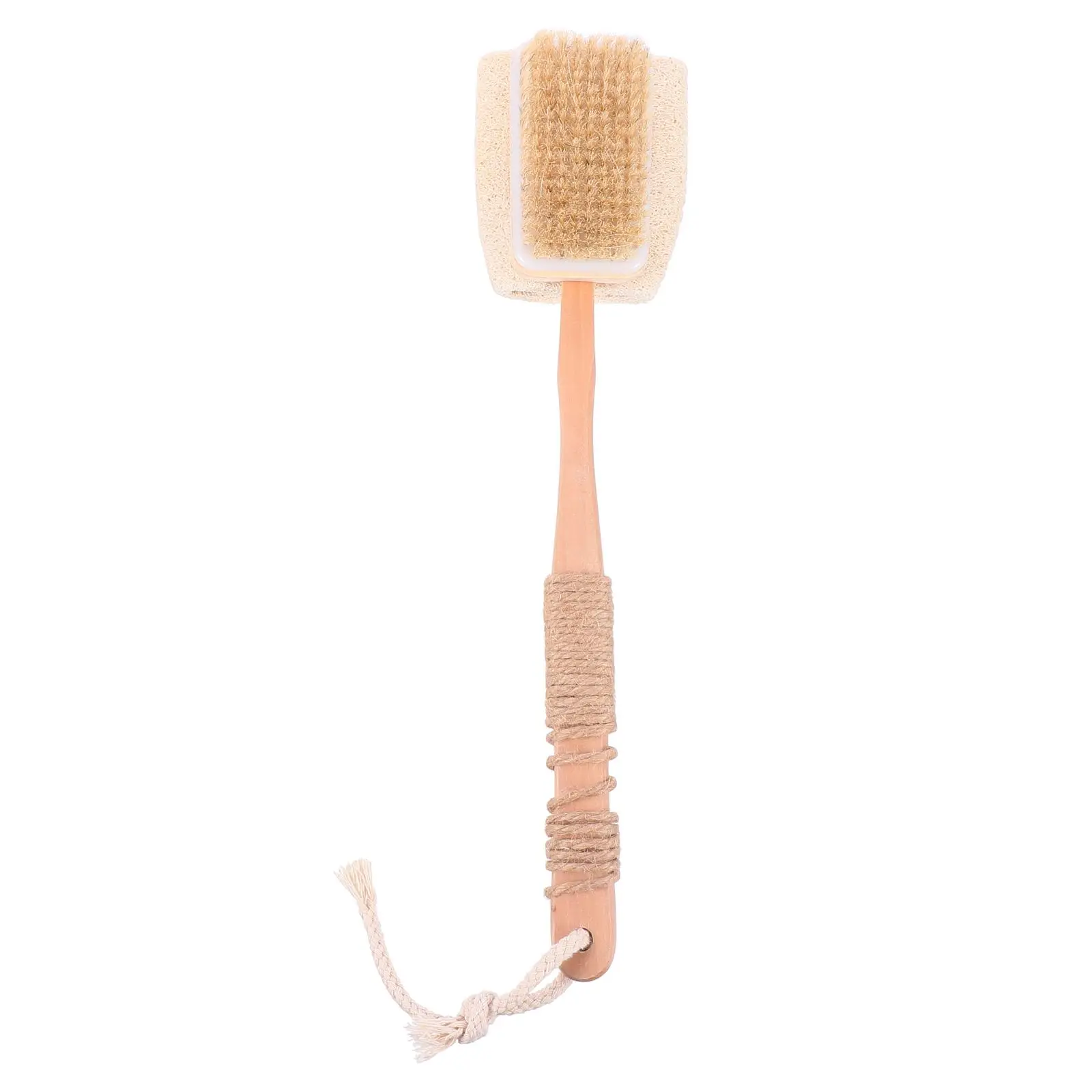 Loofah Bath Brush Natural Wood Handle Exfoliating Shower Body Brush for Back Cleaning Bath Tool with Lanyard Storage
Loofah Bath Brush Natural Wood Handle Exfoliating Shower Body Brush for Back Cleaning Bath Tool with Lanyard Storage