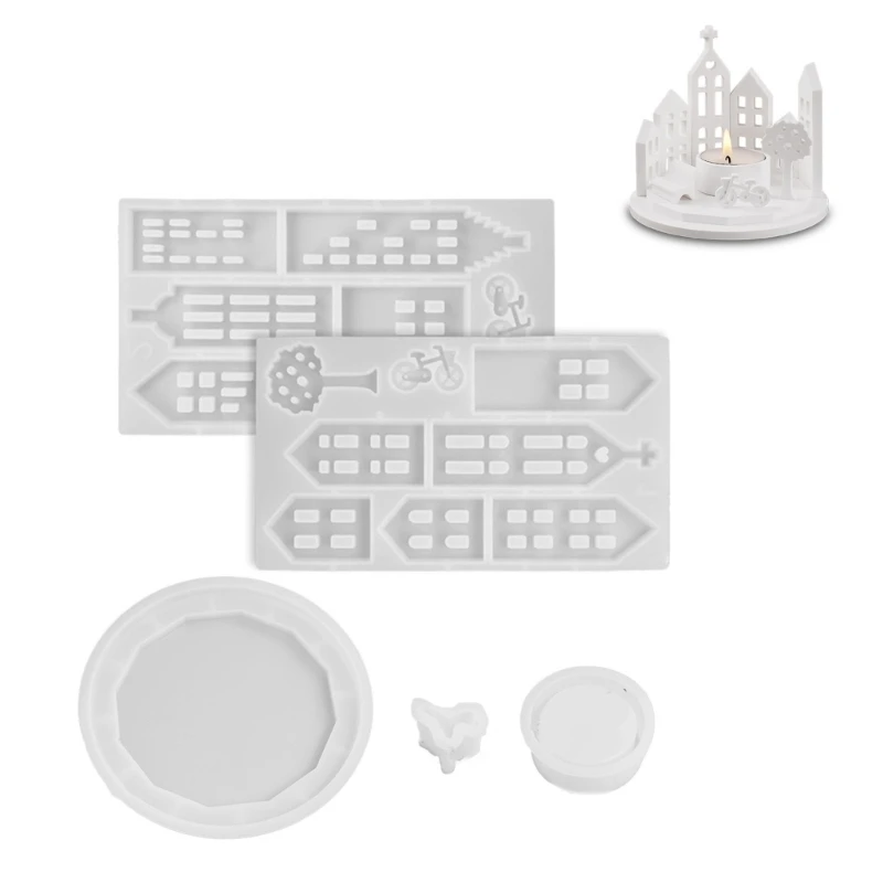 Silicone Mold Resin House and Holder Moulds Multifuntional Crafting Supplies for Craft Projects and Decoration D5QB
Silicone Mold Resin House and Holder Moulds Multifuntional Crafting Supplies for Craft Projects and Decoration D5QB