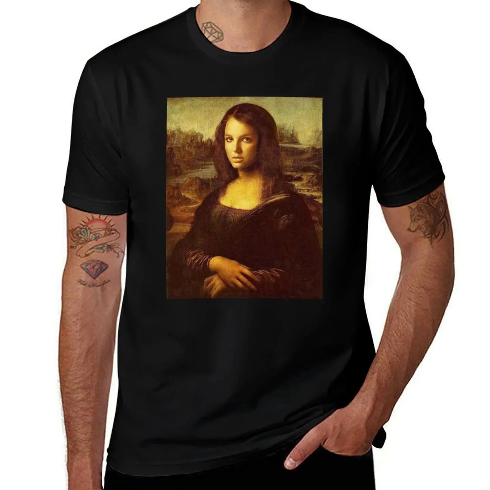 Britney Mona Lisa spears T-Shirt man t shirts graphic cotton tshirt 100% t shirt man designer T-shirt
Britney Mona Lisa spears T-Shirt man t shirts graphic cotton tshirt 100% t shirt man designer T-shirt