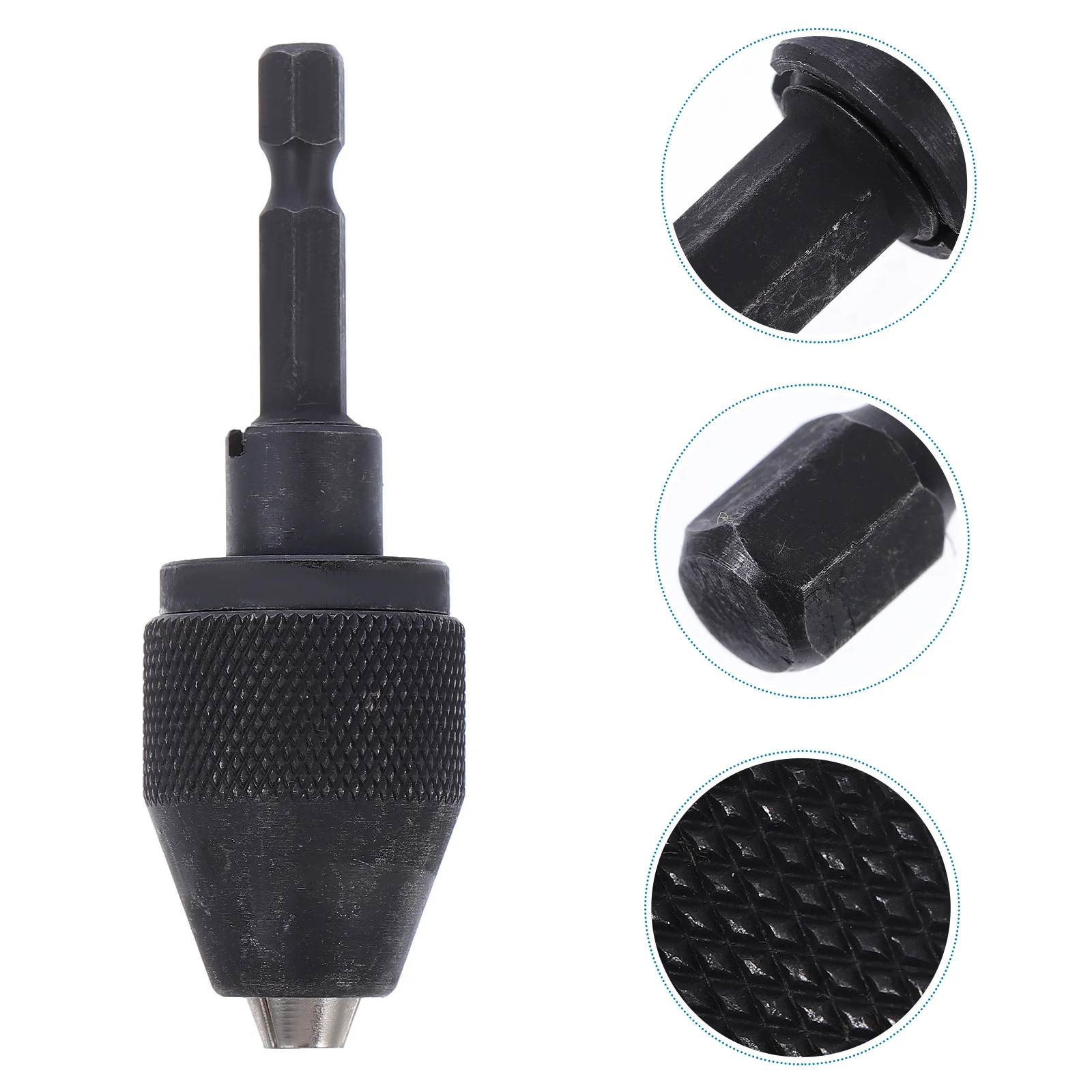 1Pcs Drill Chuck Keyless Adapter for Cordless Screwdriver Electric Grinder Metal Drill Impact Tool 
1Pcs Drill Chuck Keyless Adapter for Cordless Screwdriver Electric Grinder Metal Drill Impact Tool