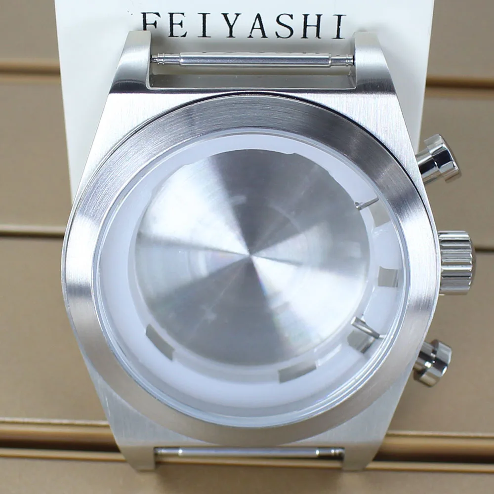 46mm Brushed Design Watch Case 316L Steel 10ATM Waterproof Dense Base For Miyota OS00 Movement 37-38mm Dial Watches Repair Parts
46mm Brushed Design Watch Case 316L Steel 10ATM Waterproof Dense Base For Miyota OS00 Movement 37-38mm Dial Watches Repair Parts