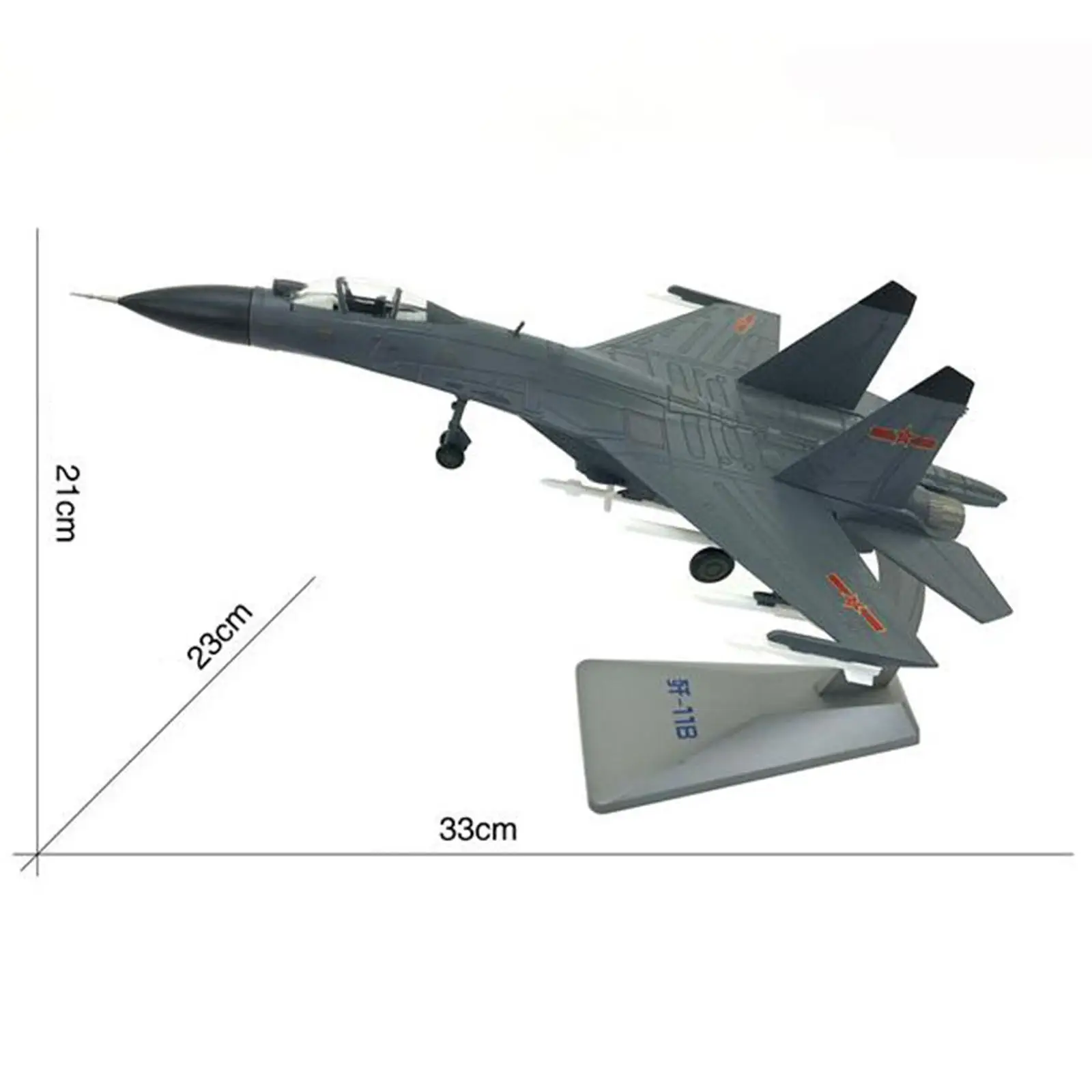Diecast 1:7 Model J-11 with Stand Collectables Ornaments Model Plane for Home Desktop Adult Gifts Office Decor
Diecast 1:7 Model J-11 with Stand Collectables Ornaments Model Plane for Home Desktop Adult Gifts Office Decor