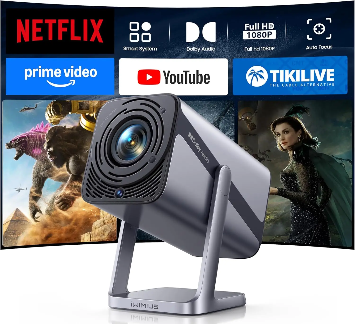 Mini Portable Smart Projector With Wifi 6 2 Way Bluetooth Dolby Audio 4K Support Built In Apps Auto Focus Auto Keystone Hdmi Arc
Mini Portable Smart Projector With Wifi 6 2 Way Bluetooth Dolby Audio 4K Support Built In Apps Auto Focus Auto Keystone Hdmi Arc
