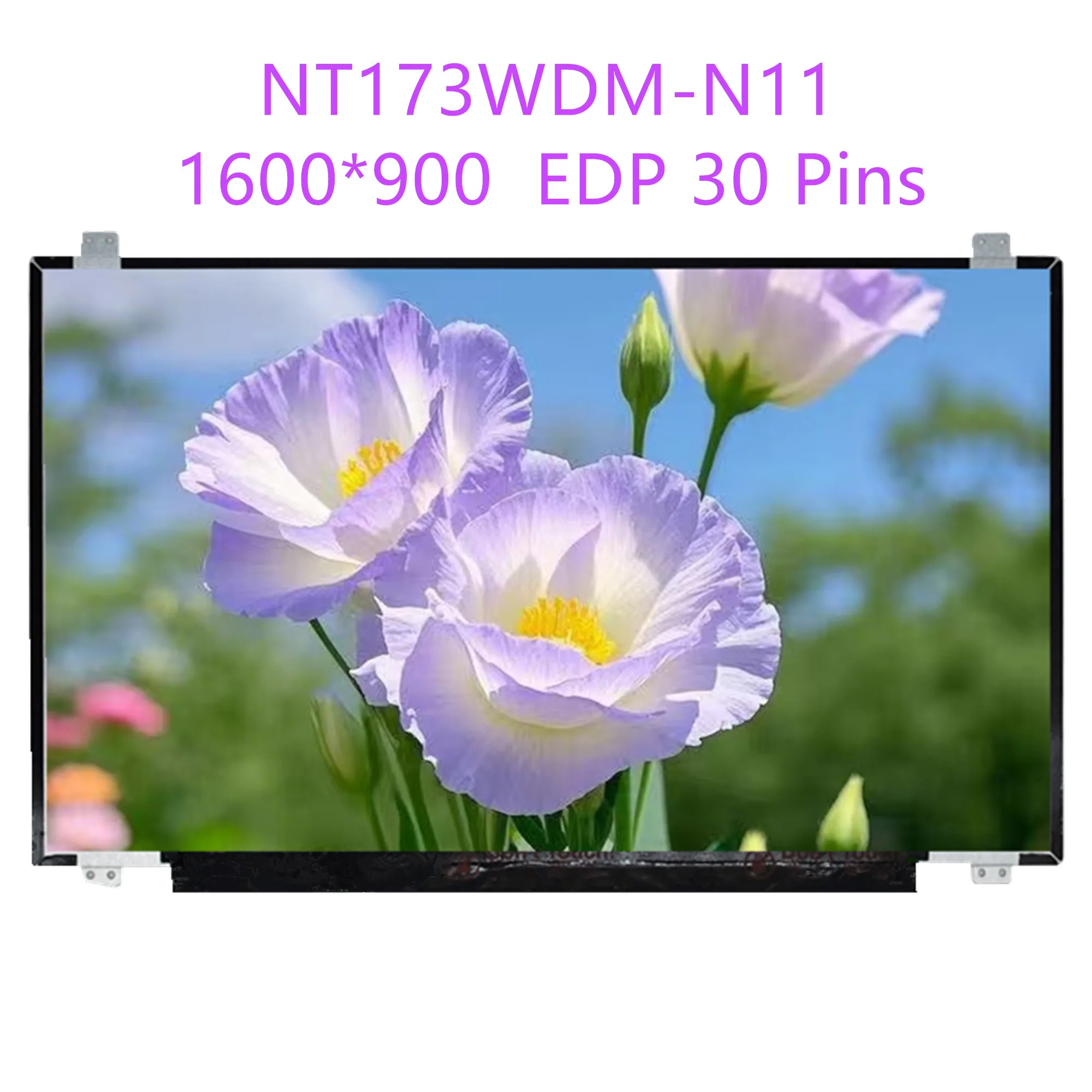 NT173WDM-N11 fit NT173WDM-N21 B173RTN02.2 B173RTN02.1 B173RTN02.0 17.3'' Laptop LCD Screen 1600*900 EDP 30 Pins
NT173WDM-N11 fit NT173WDM-N21 B173RTN02.2 B173RTN02.1 B173RTN02.0 17.3'' Laptop LCD Screen 1600*900 EDP 30 Pins