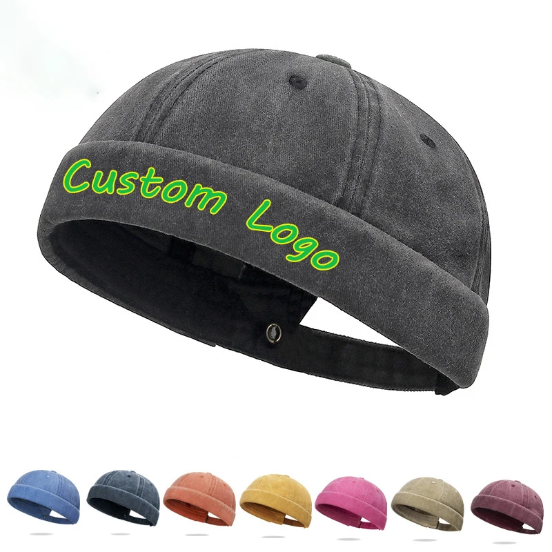 Washed Cooton Brimless Skullies Cap For Men Hip Hop Solid Color Street Dome Sailor Hat Unisex Custom Logo Docker Hats Women
Washed Cooton Brimless Skullies Cap For Men Hip Hop Solid Color Street Dome Sailor Hat Unisex Custom Logo Docker Hats Women