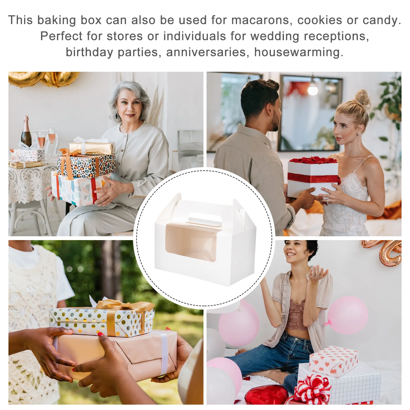 16 Pcs Mini Muffin Boxes Pastry Containers White Baking Supplies Egg Tart Holders Window Kitchen Bar Use Cake Cookie Practical
16 Pcs Mini Muffin Boxes Pastry Containers White Baking Supplies Egg Tart Holders Window Kitchen Bar Use Cake Cookie Practical