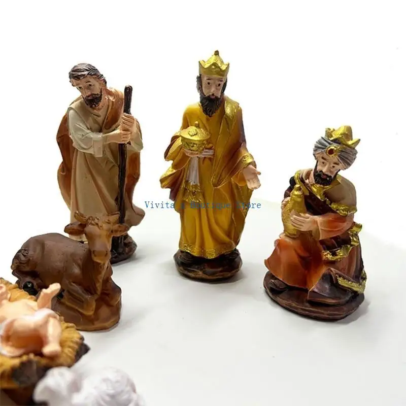 Set of 12 Christmas Manger Statue Ornament Jesus Nativity Scene Statue Decor M76D
Set of 12 Christmas Manger Statue Ornament Jesus Nativity Scene Statue Decor M76D