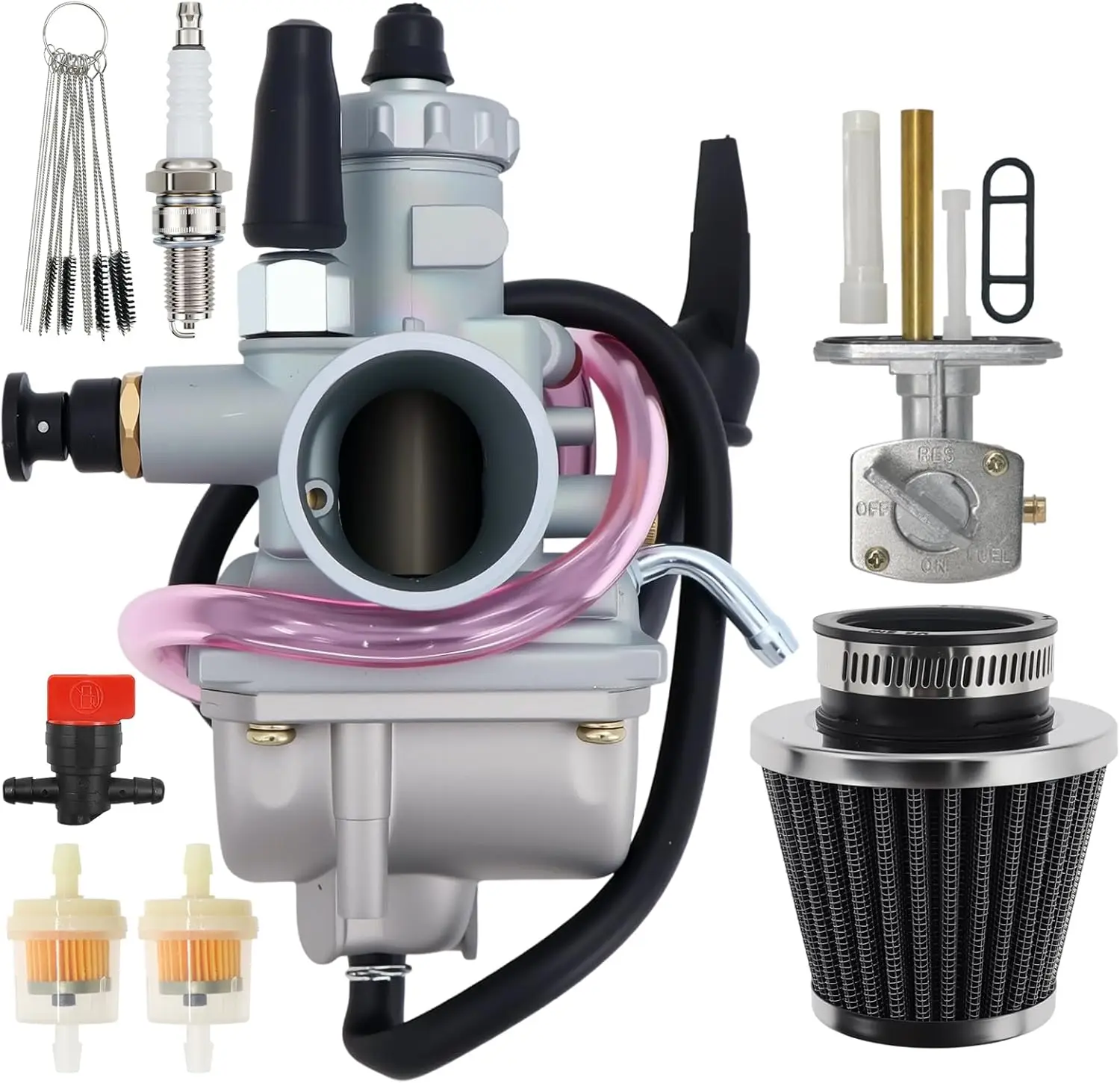 Carburetor Fits for Suzuki Quadrunner 230 LT230 LTF230 1985-1993 Quadrunner 250 LT250E LT250EF 1985-1986, Replace 13200-18B10 13
Carburetor Fits for Suzuki Quadrunner 230 LT230 LTF230 1985-1993 Quadrunner 250 LT250E LT250EF 1985-1986, Replace 13200-18B10 13