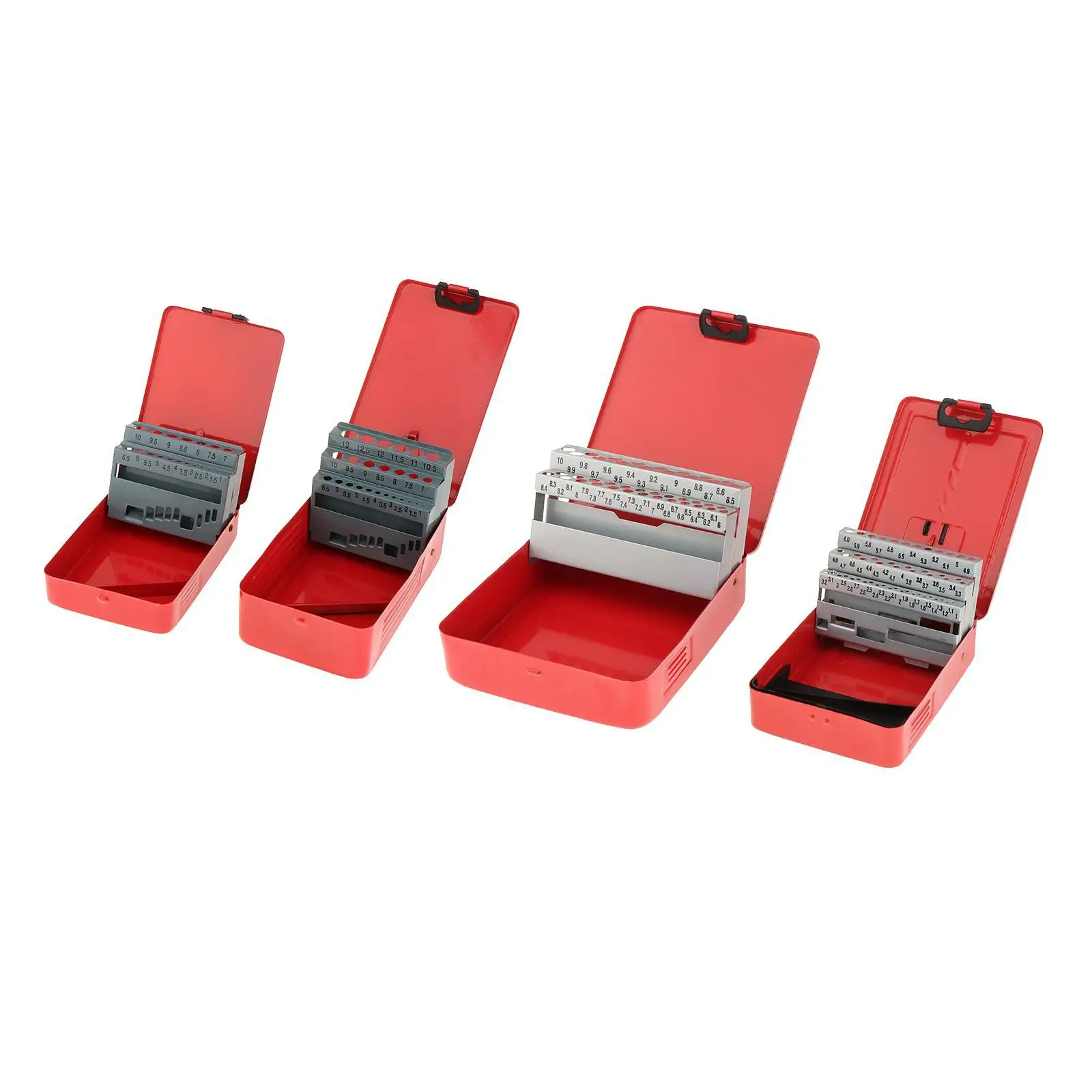 Twist Drill Bit Case Sturdy Accessories Professional Iron Portable Empty Conveneint Drill Bit Holder Indexed Storage Case
Twist Drill Bit Case Sturdy Accessories Professional Iron Portable Empty Conveneint Drill Bit Holder Indexed Storage Case