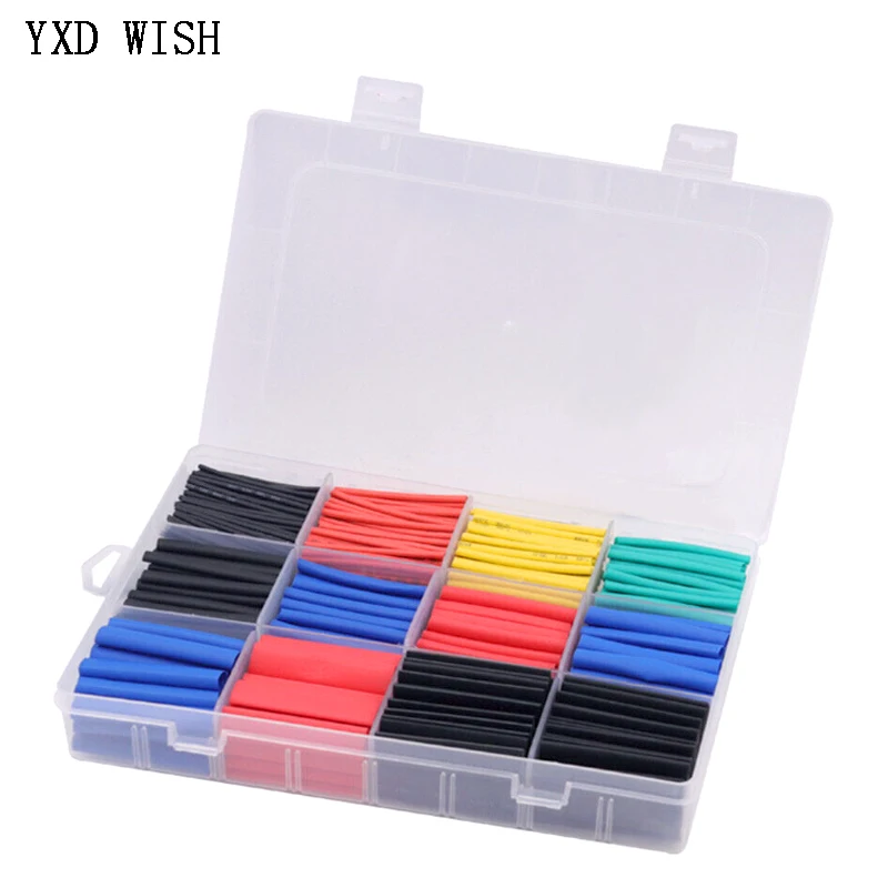 750Pcs Heat Shrink Wrapped Shrinking Insulation Sleeving Thermal Casing Car Electrical Cable Shrink Tube Tube DIY Kit
750Pcs Heat Shrink Wrapped Shrinking Insulation Sleeving Thermal Casing Car Electrical Cable Shrink Tube Tube DIY Kit