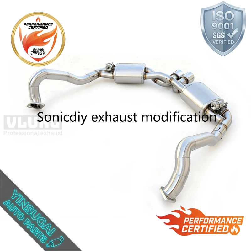 High Performance Exhaust Catback Valve Control for Porsche Boxster Cayman 981 (2012-2016) 2.7L/3.4L Stainless Steel Exhaust
High Performance Exhaust Catback Valve Control for Porsche Boxster Cayman 981 (2012-2016) 2.7L/3.4L Stainless Steel Exhaust