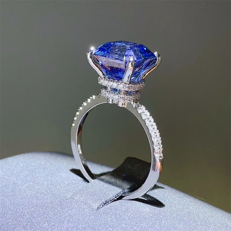 Кольцо с бриллиантом Fine Asscher Cut 5 карат с синим муассанитом, настоящее серебро 925 пробы, вечерние обручальные кольца для женщин, обручальные украшения
Кольцо с бриллиантом Fine Asscher Cut 5 карат с синим муассанитом, настоящее серебро 925 пробы, вечерние обручальные кольца для женщин, обручальные украшения