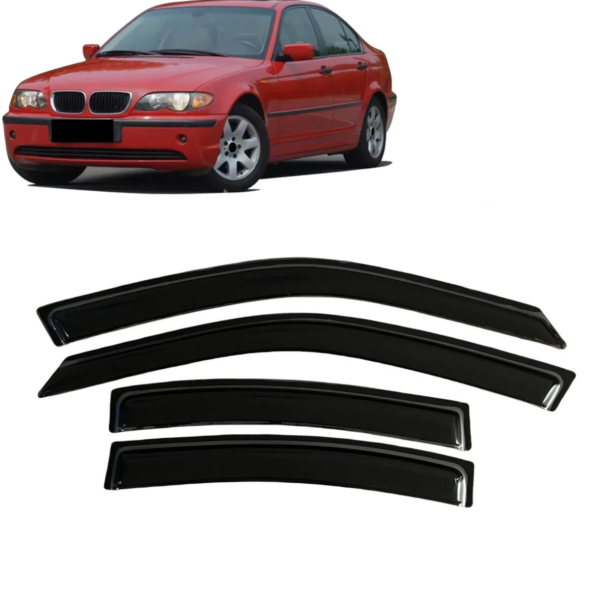 Козырек на окно для BMW 3 серии E46 седан 1999 2000 2001 2002 2003 2004 2005, потертое боковое окно двери, защита от ветра и солнца от дождя 
Козырек на окно для BMW 3 серии E46 седан 1999 2000 2001 2002 2003 2004 2005, потертое боковое окно двери, защита от ветра и солнца от дождя