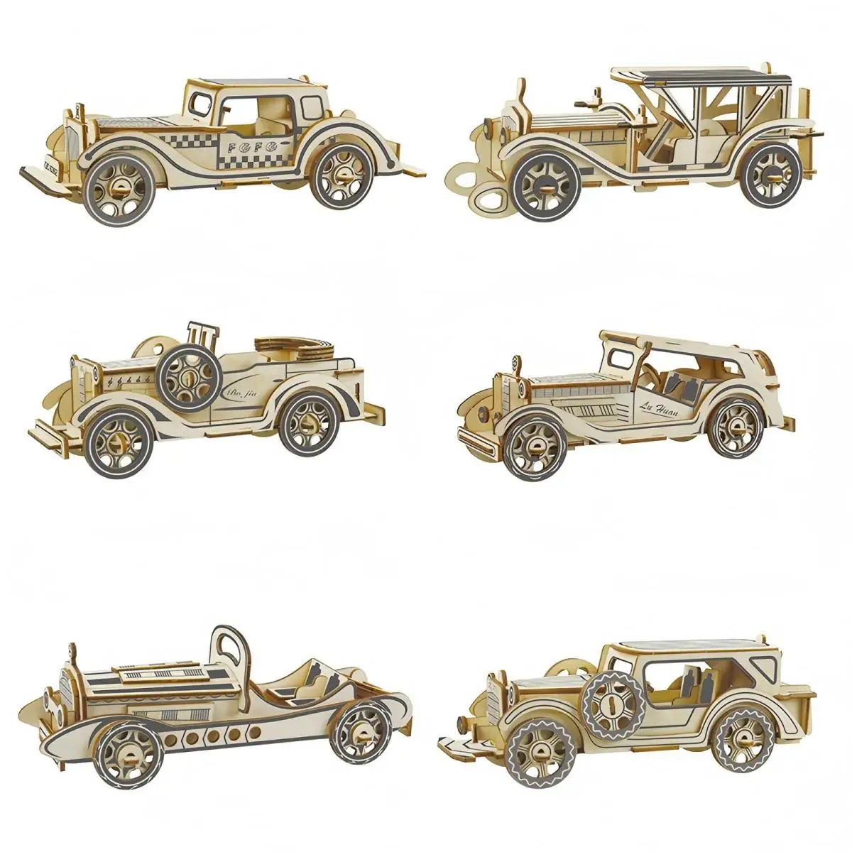 OUZEY Vintage Car 3D Wooden Puzzle, Classic Movie Vehicle Model Kit, Nostalgic DIY Assembly Decor Gift for Adults
OUZEY Vintage Car 3D Wooden Puzzle, Classic Movie Vehicle Model Kit, Nostalgic DIY Assembly Decor Gift for Adults