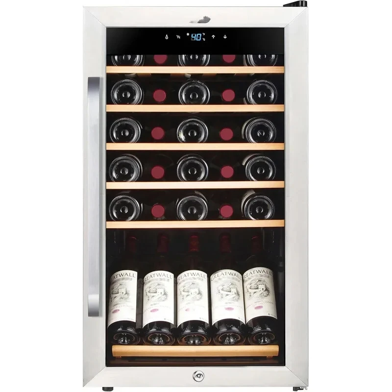 Good FWC-TS Bottle Fretanding Stainls Steel Wine Refrigerator With Display Shelf And Digital Control, Gra
Good FWC-TS Bottle Fretanding Stainls Steel Wine Refrigerator With Display Shelf And Digital Control, Gra