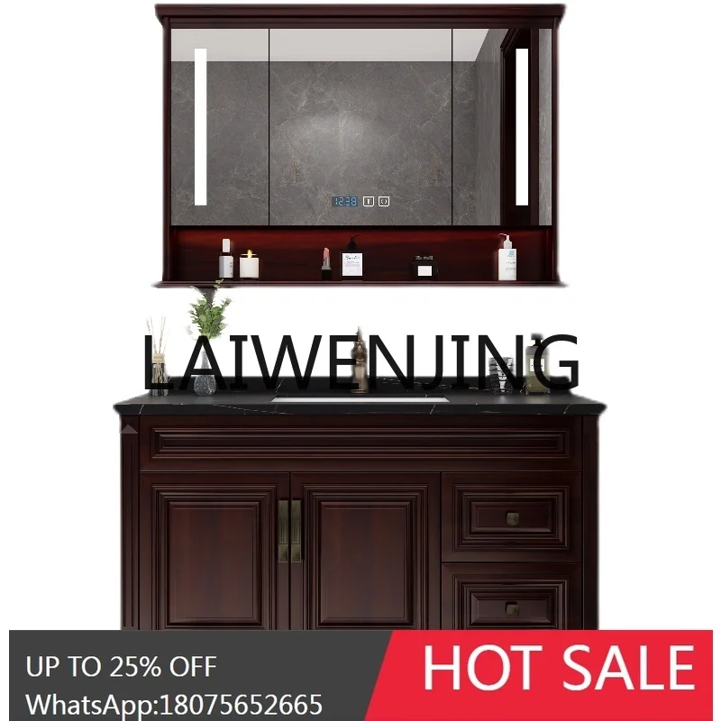 RWJ Oak New Washstand Ceramic Integrated Bathroom Cabinet Combination
RWJ Oak New Washstand Ceramic Integrated Bathroom Cabinet Combination