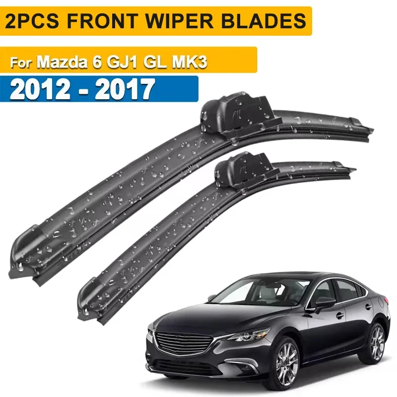 Wiper Front Wiper Blades For Mazda 6 GJ1 GL MK3 2012 - 2017 Windshield Windscreen Clean Window Car Rain Brushes 24"+18"
Wiper Front Wiper Blades For Mazda 6 GJ1 GL MK3 2012 - 2017 Windshield Windscreen Clean Window Car Rain Brushes 24"+18"