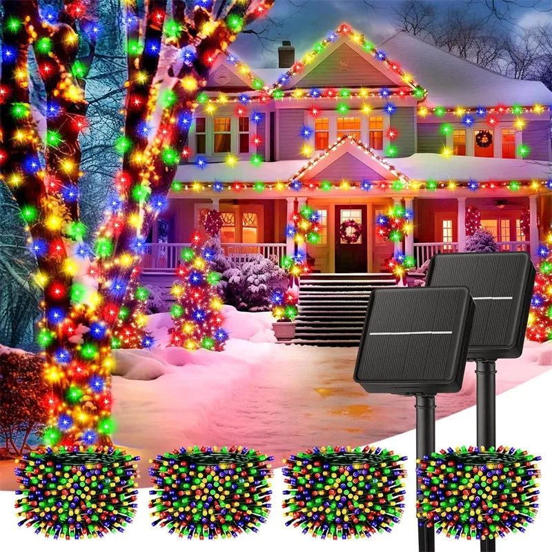 Solar String Light Fairy Garden Waterproof Outdoor Lamp Garland For Christmas Xmas Holiday Party Home Decoration
Solar String Light Fairy Garden Waterproof Outdoor Lamp Garland For Christmas Xmas Holiday Party Home Decoration