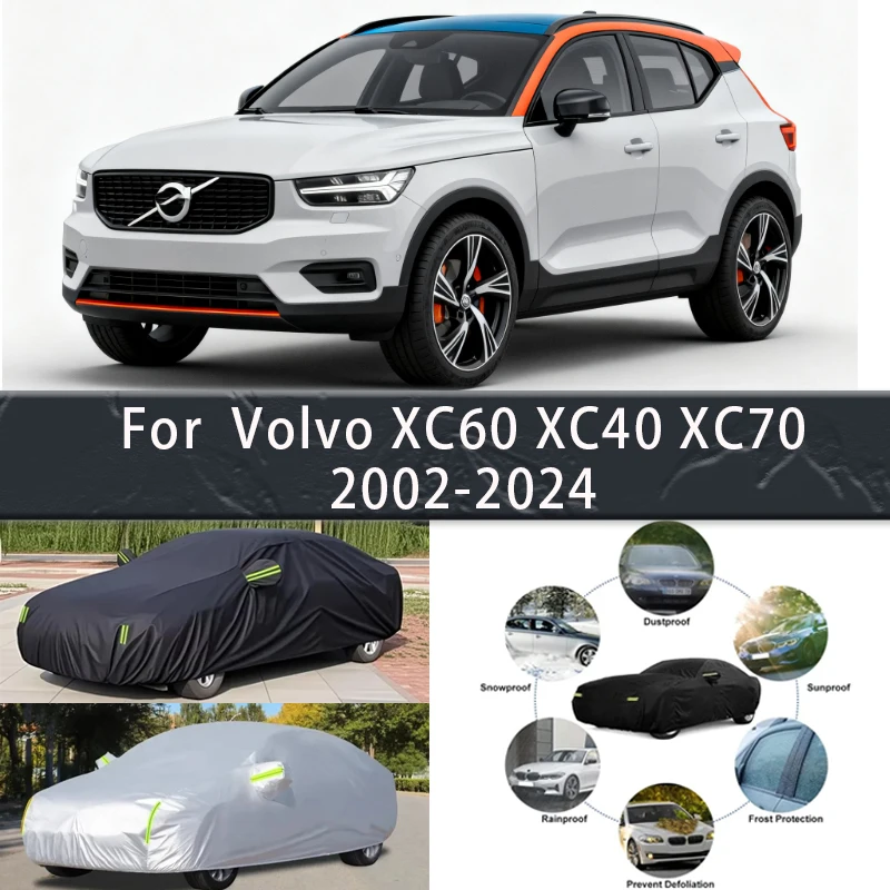For Volvo XC60 XC40 XC70 2002-2024 Outdoor Protection Full Car Covers Snow Cover Sunshade Waterproof Dustproof Exterior
For Volvo XC60 XC40 XC70 2002-2024 Outdoor Protection Full Car Covers Snow Cover Sunshade Waterproof Dustproof Exterior