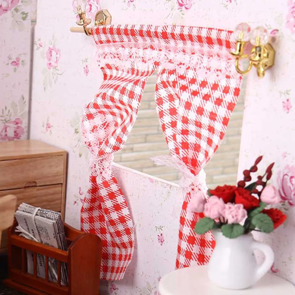 4Pcs Tiny Window Curtains Realistic Look for Miniature Houses Cozy Atmosphere Enhancer Ideal for Craft and Display Projects
4Pcs Tiny Window Curtains Realistic Look for Miniature Houses Cozy Atmosphere Enhancer Ideal for Craft and Display Projects
