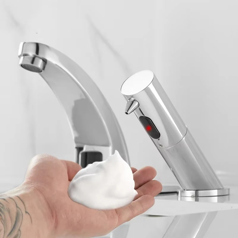 Automatic Foam Soap Dispenser Sensor Commercial Hotel Household Bathroom Sink
Automatic Foam Soap Dispenser Sensor Commercial Hotel Household Bathroom Sink