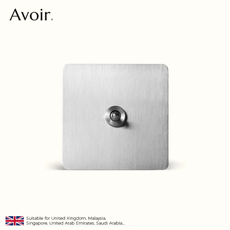 Avoir Silver Stainless Steel Panel Toggle Switches vintage UK Electrical Sockets And Switches 86 Type Round Brass Lever Switch
Avoir Silver Stainless Steel Panel Toggle Switches vintage UK Electrical Sockets And Switches 86 Type Round Brass Lever Switch