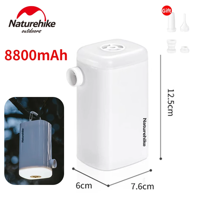 Naturehike Inflatable Air Pump 8800mAh Camping Mini Outdoor 350lm Lighting Charging Swimming Ring Mat Electric Pump Portable
Naturehike Inflatable Air Pump 8800mAh Camping Mini Outdoor 350lm Lighting Charging Swimming Ring Mat Electric Pump Portable