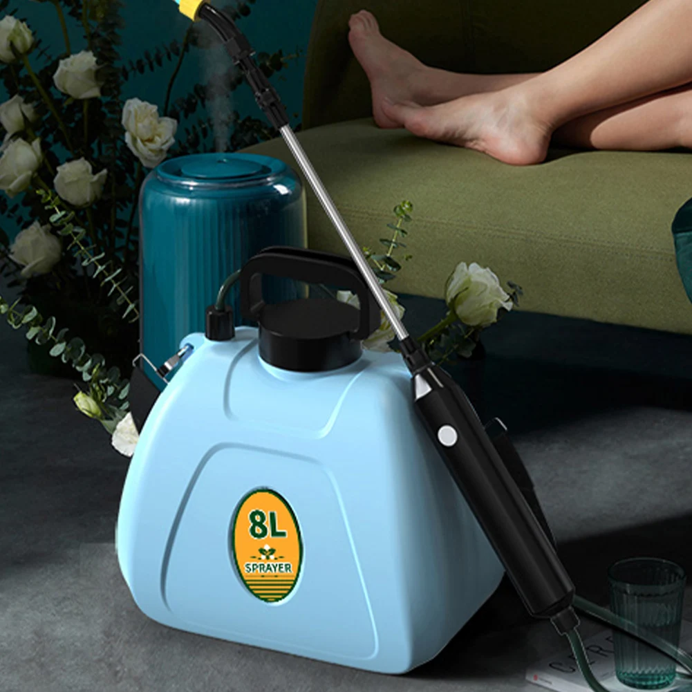 8L Battery Powered Sprayer W/ Shoulder Strap Rechargeable Powerful Electric Sprayer Battery Backpack Sprayer for Garden Watering
8L Battery Powered Sprayer W/ Shoulder Strap Rechargeable Powerful Electric Sprayer Battery Backpack Sprayer for Garden Watering