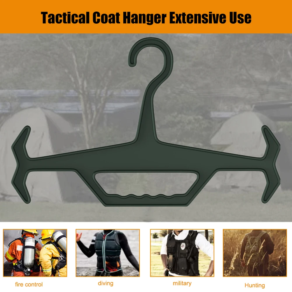Heavy Duty Hanger Anti-Slip Tough Hook Hanger Plastic Body Armor Coat Hanger for Body Armor Scuba Survival Equipment
Heavy Duty Hanger Anti-Slip Tough Hook Hanger Plastic Body Armor Coat Hanger for Body Armor Scuba Survival Equipment
