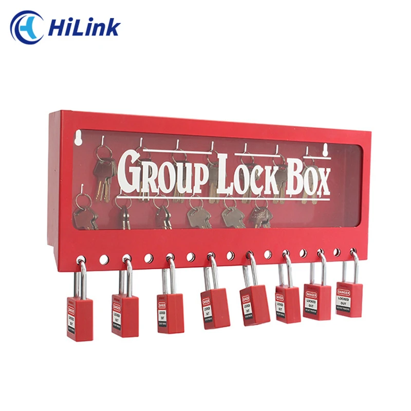 Large Size Safety Key Management Storage Metal Lockout Tagout 15 Padlock Holes Wall Mounted Group Lock Box With Key Slot
Large Size Safety Key Management Storage Metal Lockout Tagout 15 Padlock Holes Wall Mounted Group Lock Box With Key Slot