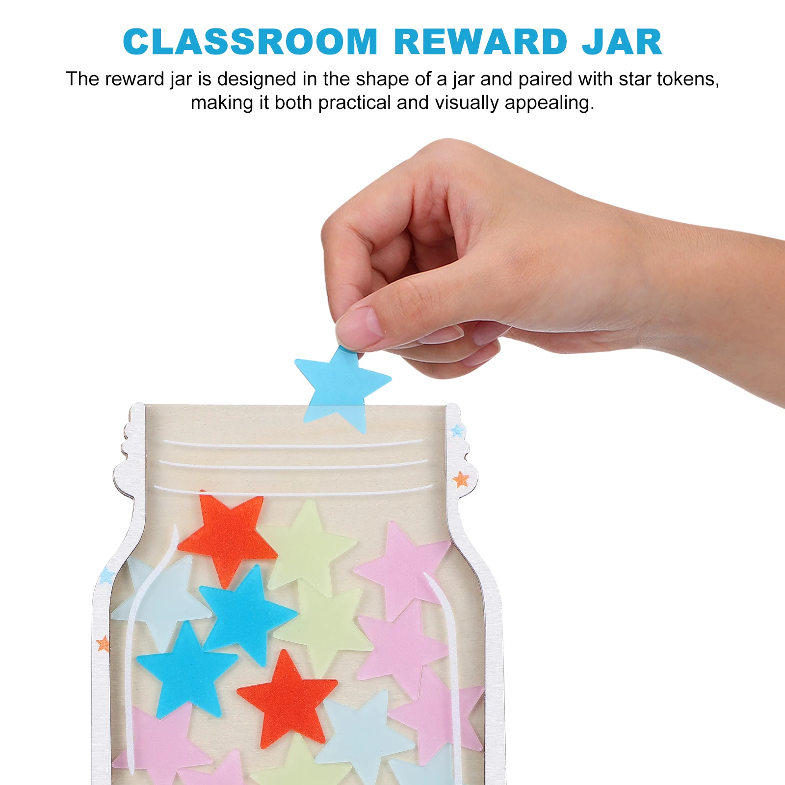 3pcs Reward Jar Star Jar Classroom Reward Kids Motivation Tool Behavior Learning Incentive Sturdy Wooden Tokens Storage Ample
3pcs Reward Jar Star Jar Classroom Reward Kids Motivation Tool Behavior Learning Incentive Sturdy Wooden Tokens Storage Ample