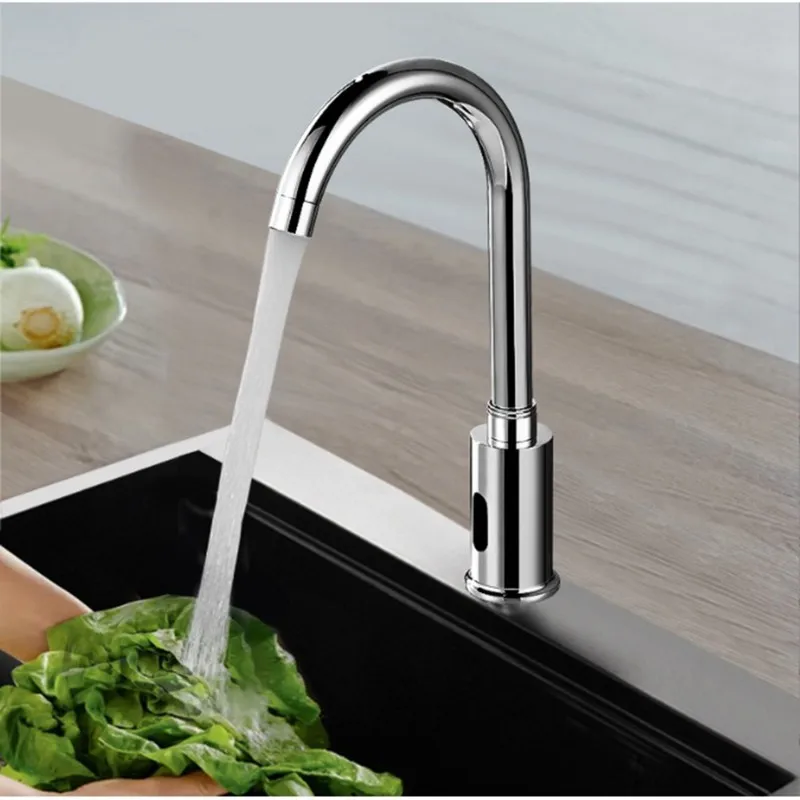 ABMH-Automatic Faucet Touch-Free Electric Automatic Infrared Sensor Touchless Faucet Bathroom Public Vessel Sink Faucet
ABMH-Automatic Faucet Touch-Free Electric Automatic Infrared Sensor Touchless Faucet Bathroom Public Vessel Sink Faucet
