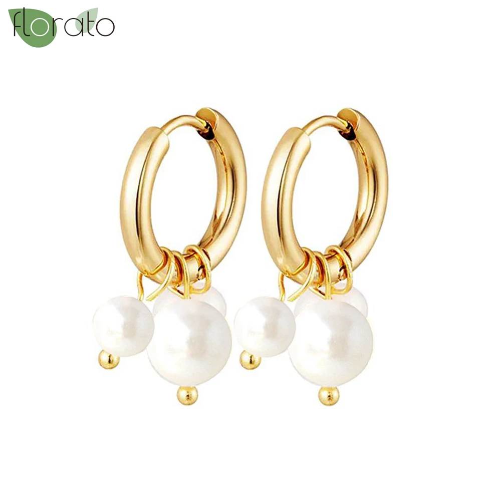 Women Bohemia Jewelry of Small Hoops Pendant Earring 925 Sterling Silver Needle Fashion Artificial Pearl Earrings Fine Gift
Women Bohemia Jewelry of Small Hoops Pendant Earring 925 Sterling Silver Needle Fashion Artificial Pearl Earrings Fine Gift