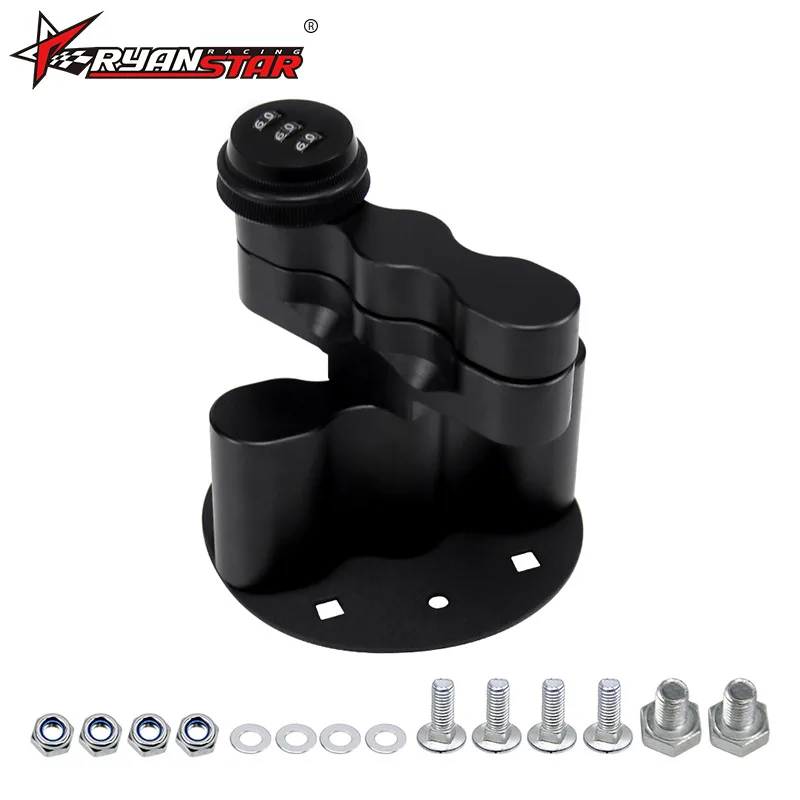 Car and motorcycle with lock fuel tank oil drum water tank fixing bracket spare oil pot tray clip with combination lock
Car and motorcycle with lock fuel tank oil drum water tank fixing bracket spare oil pot tray clip with combination lock